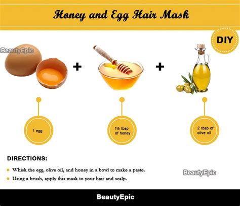 yolk hair mask|DIY Hair Mask With Egg, Honey & Coconut Oil .